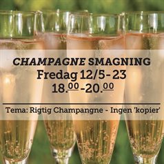 Champagne - smagning fredag d. 12 maj 2023 - slikforvoksne.dk